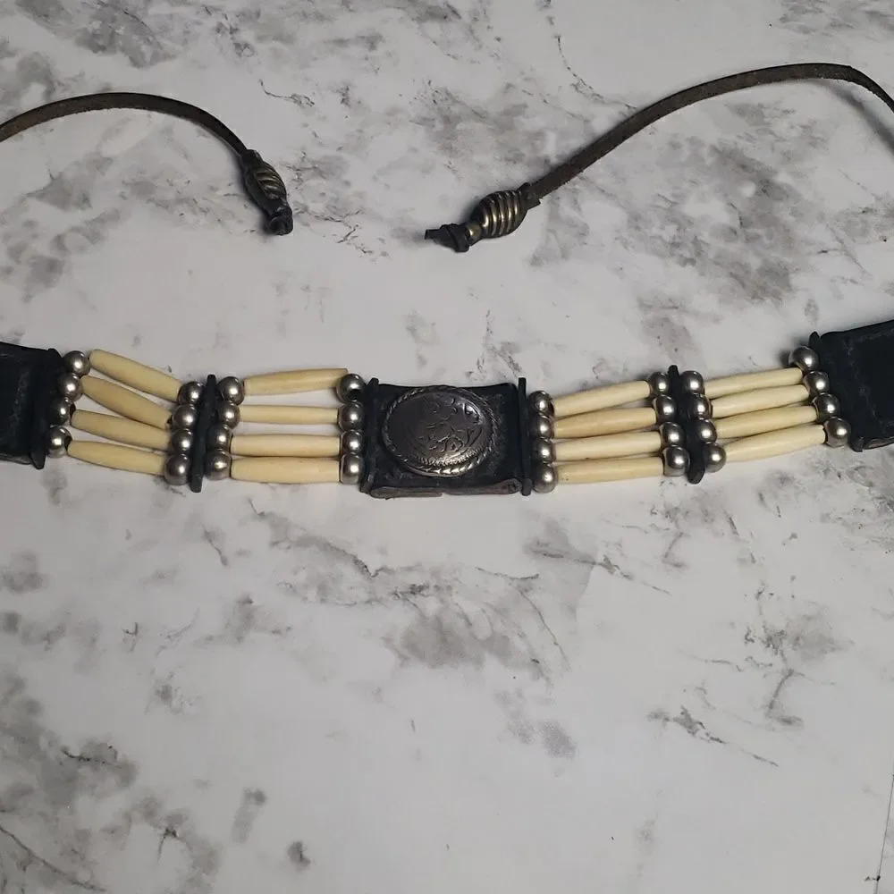 Vintage Native American Child's Concho Belt‎